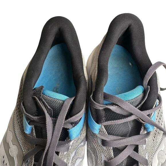 Saucony Ride 15 Mens Running Walking Shoes Gray Athletic Sneakers Sz 10 Comfort - Picture 8 of 16